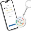 Google Review Keychain Tag Black Featured