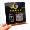 Google Review NFC Sign - BLACK - REVIEWUP.CO.NZ