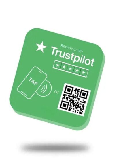Trustpilot NFC QR Code Plaque - REVIEWUP